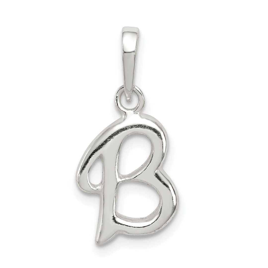 Lovely Rita's Pendants & Charms Sterling Silver Polished Initial B Pendant