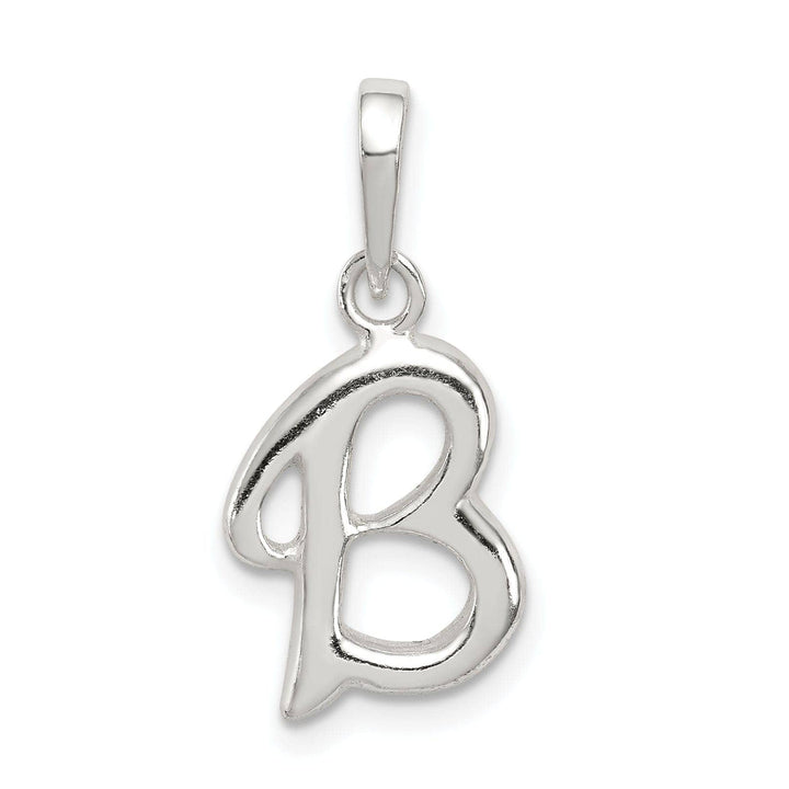 Lovely Rita's Pendants & Charms Sterling Silver Polished Initial B Pendant
