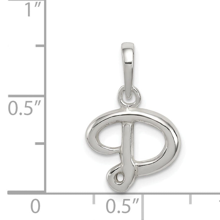 Lovely Rita's Pendants & Charms Sterling Silver Polished Initial D Pendant