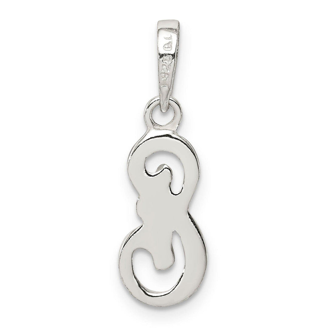 Lovely Rita's Pendants & Charms Sterling Silver Polished Initial E Pendant