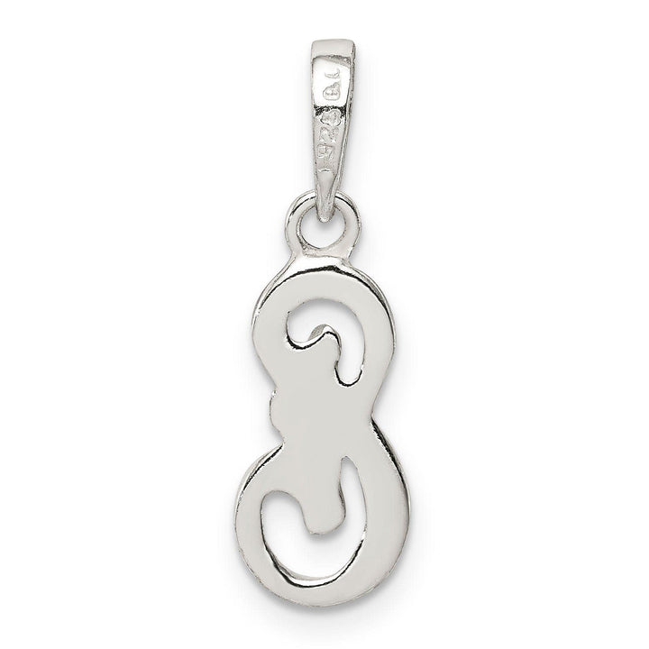 Lovely Rita's Pendants & Charms Sterling Silver Polished Initial E Pendant