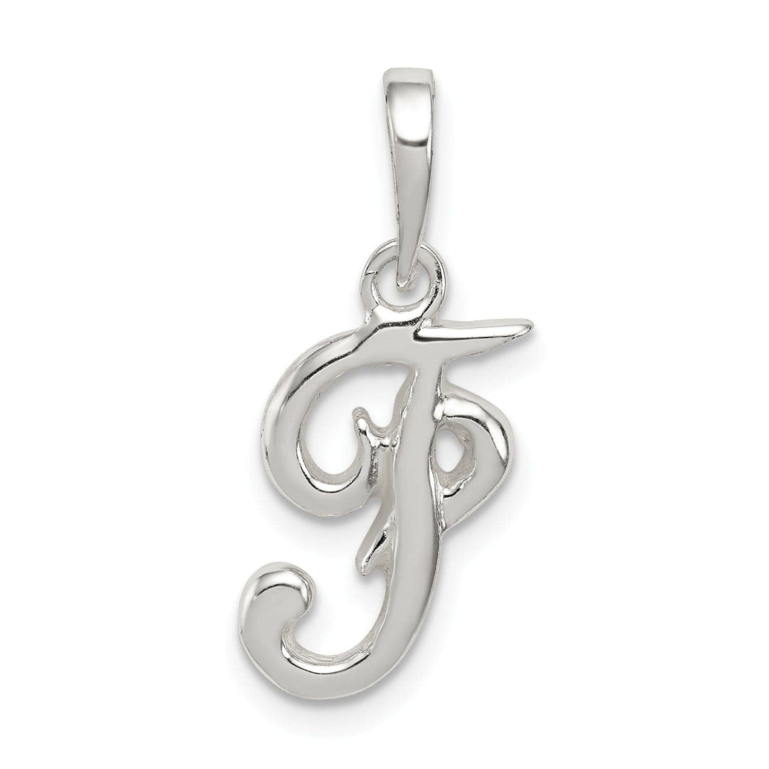 Lovely Rita's Pendants & Charms Sterling Silver Polished Initial F Pendant