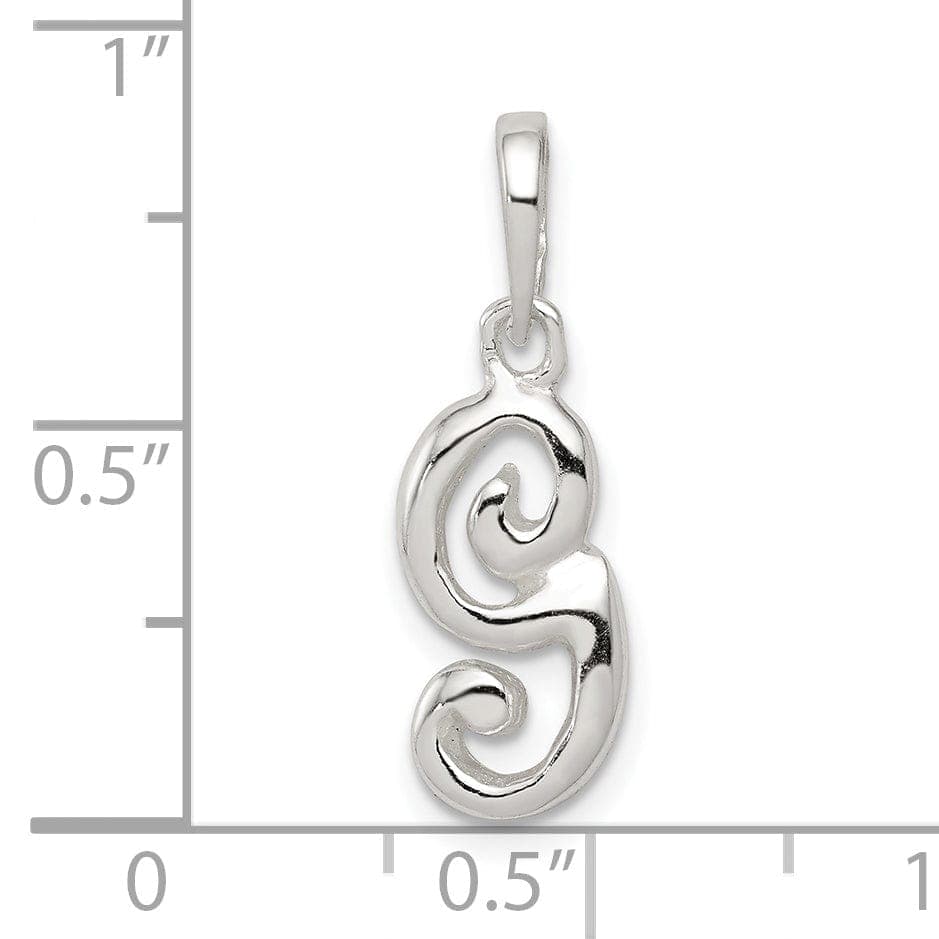 Lovely Rita's Pendants & Charms Sterling Silver Polished Initial G Pendant