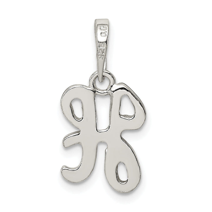 Lovely Rita's Pendants & Charms Sterling Silver Polished Initial H Pendant