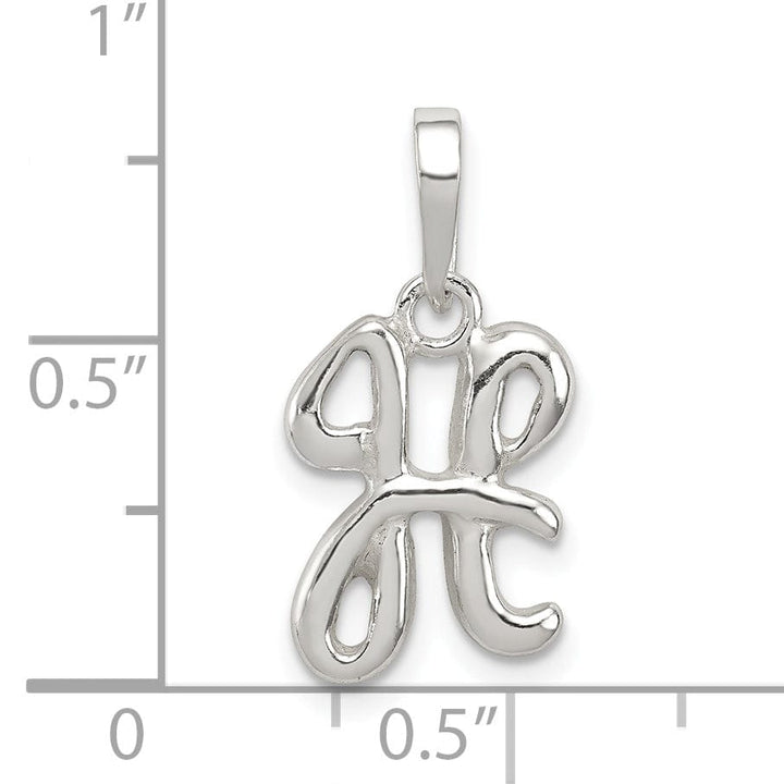 Lovely Rita's Pendants & Charms Sterling Silver Polished Initial H Pendant