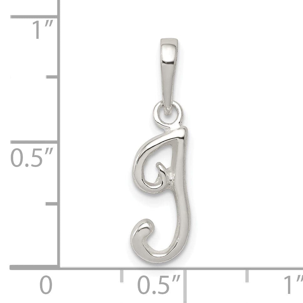 Lovely Rita's Pendants & Charms Sterling Silver Polished Initial I Pendant