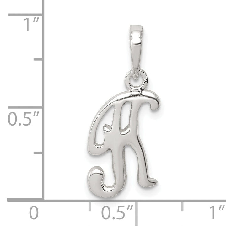 Lovely Rita's Pendants & Charms Sterling Silver Polished Initial K Pendant