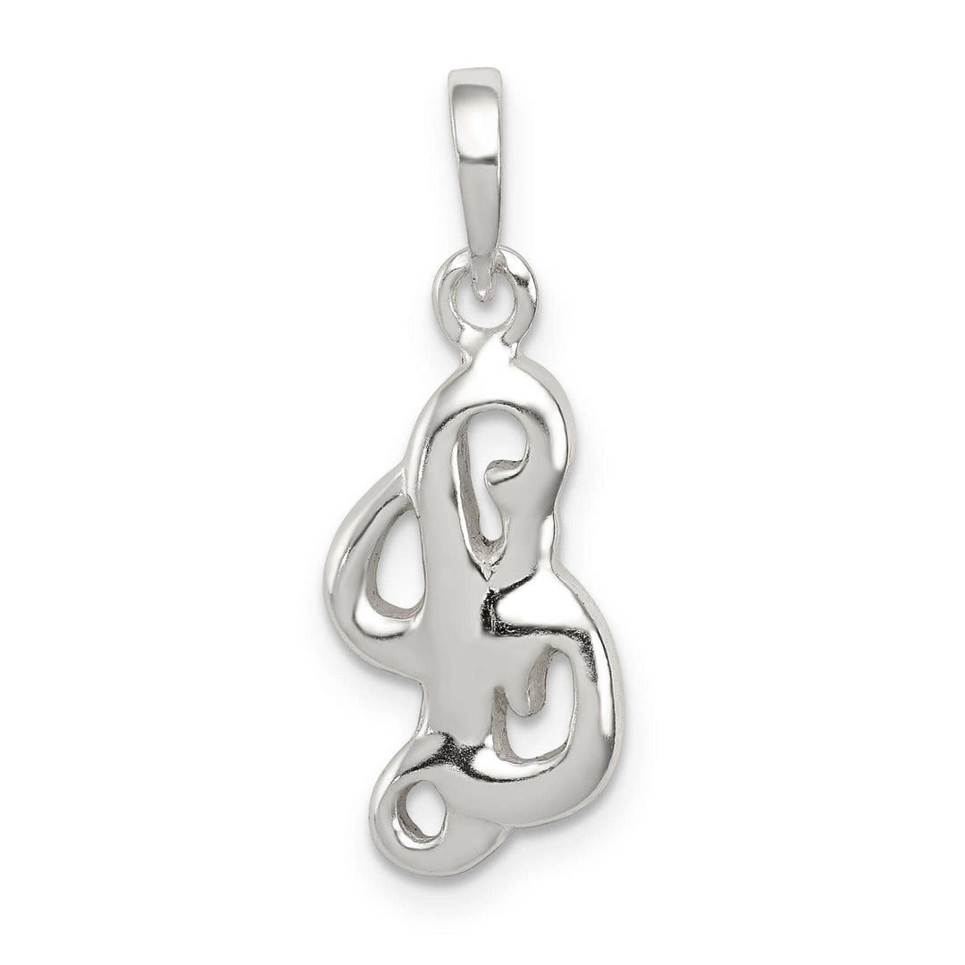 Lovely Rita's Pendants & Charms Sterling Silver Polished Initial L Pendant
