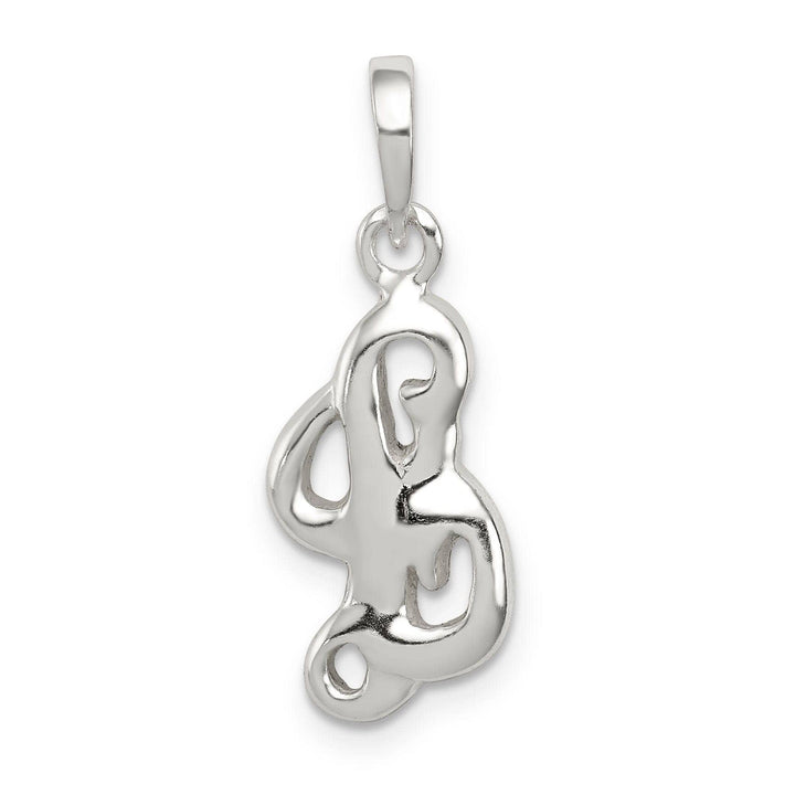 Lovely Rita's Pendants & Charms Sterling Silver Polished Initial L Pendant