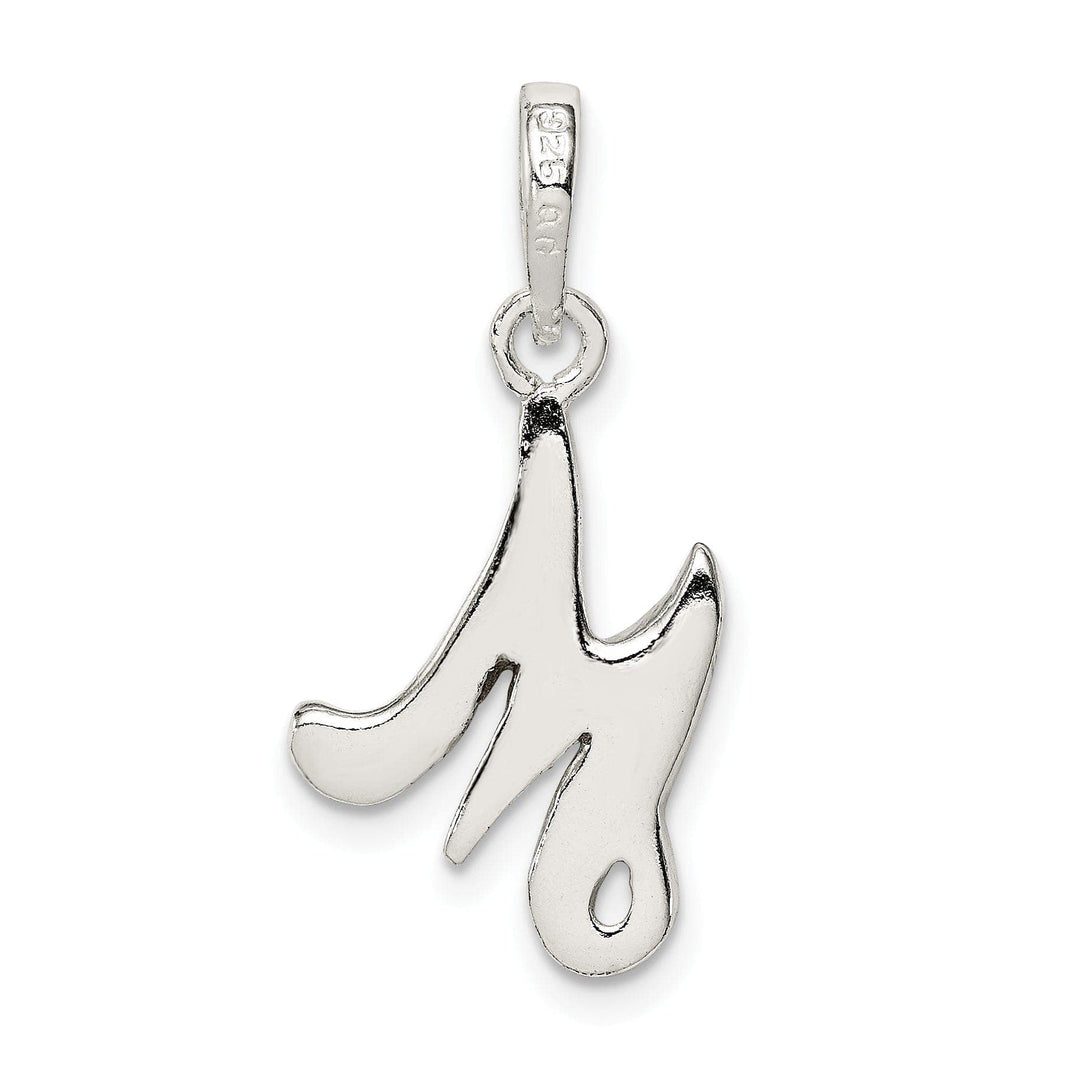 Lovely Rita's Pendants & Charms Sterling Silver Polished Initial M Pendant