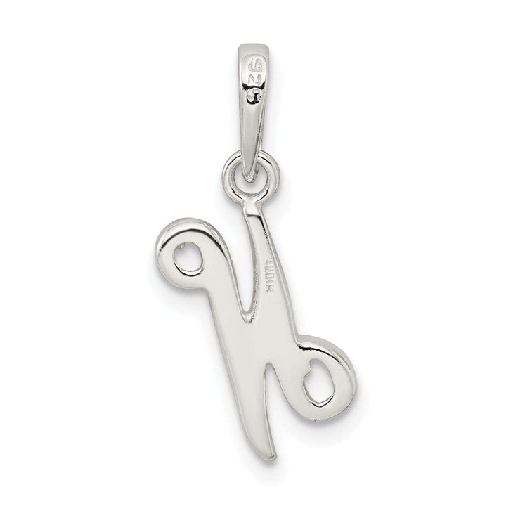 Lovely Rita's Pendants & Charms Sterling Silver Polished Initial N Pendant