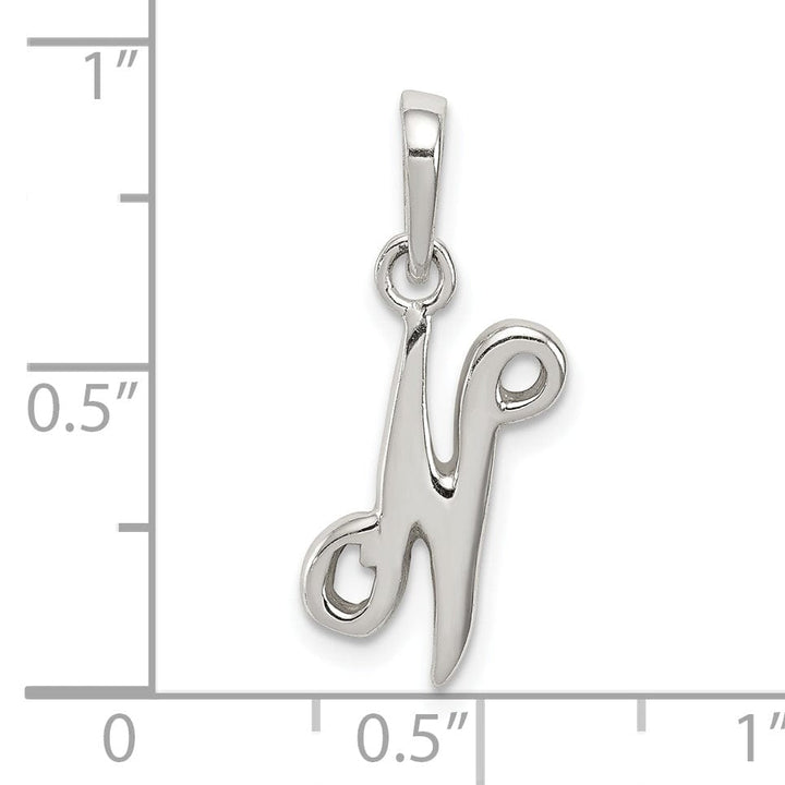 Lovely Rita's Pendants & Charms Sterling Silver Polished Initial N Pendant
