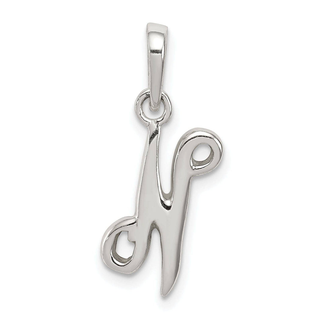Lovely Rita's Pendants & Charms Sterling Silver Polished Initial N Pendant