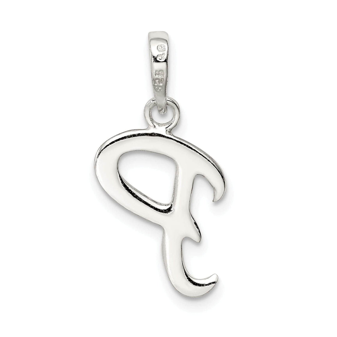 Lovely Rita's Pendants & Charms Sterling Silver Polished Initial P Pendant