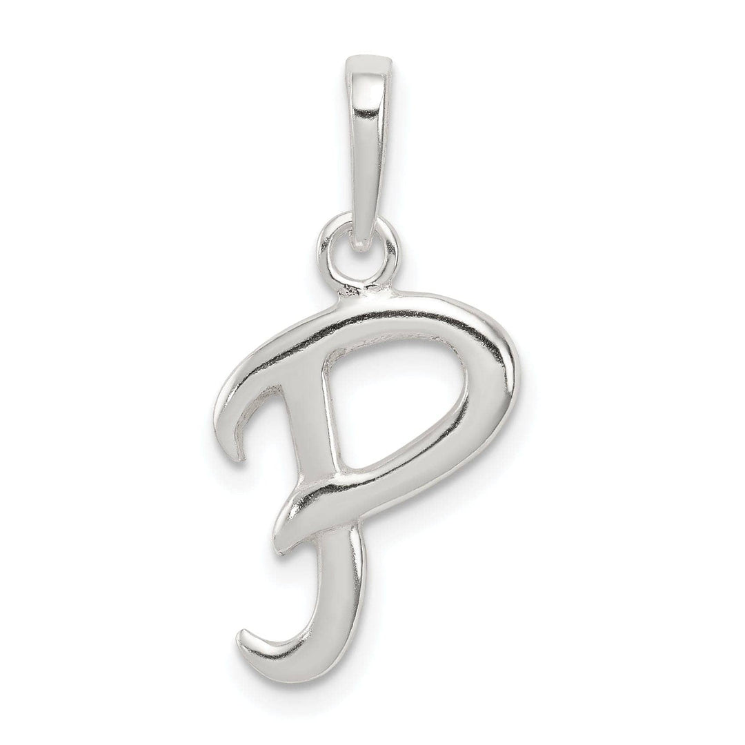 Lovely Rita's Pendants & Charms Sterling Silver Polished Initial P Pendant