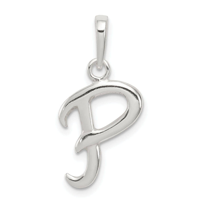 Lovely Rita's Pendants & Charms Sterling Silver Polished Initial P Pendant