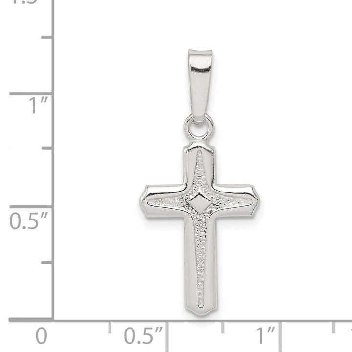 Lovely Rita's Pendants & Charms Sterling Silver Polished Latin Cross Pendant