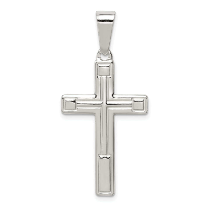 Lovely Rita's Pendants & Charms Sterling Silver Polished Latin Cross Pendant