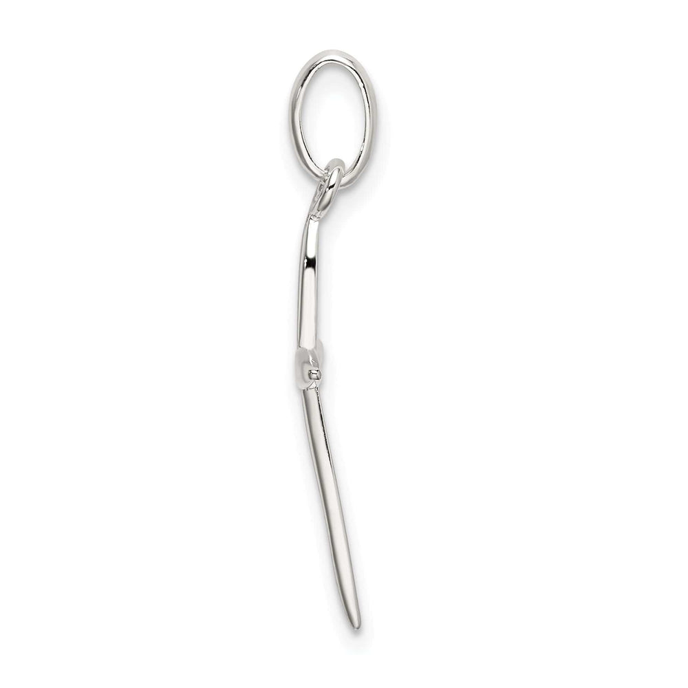 Lovely Rita's Pendants & Charms Sterling Silver Polished Passion Cross Charm