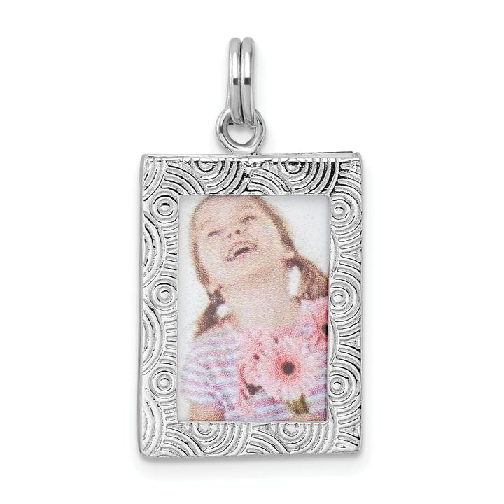 Lovely Rita's Pendants & Charms Sterling Silver Polished Picture Frame Charm
