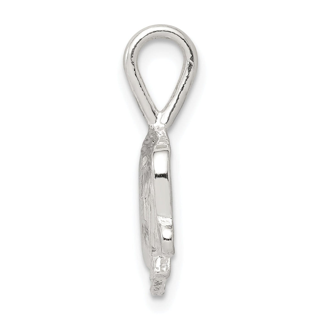 Lovely Rita's Pendants & Charms Sterling Silver Polished Satin Girl Head Charm