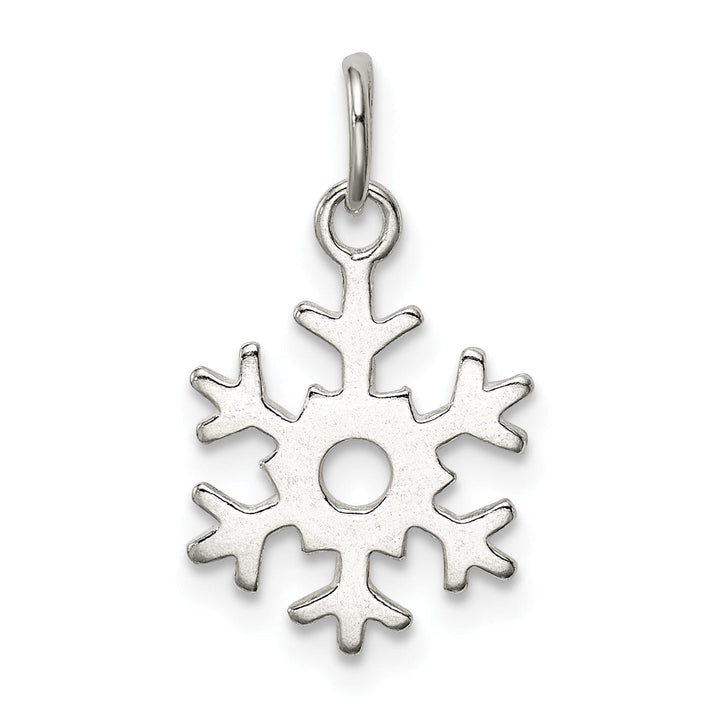 Lovely Rita's Pendants & Charms Sterling Silver Polished Snowflake Pendant