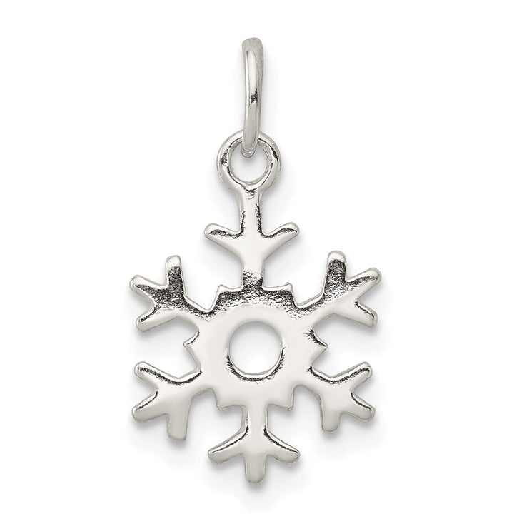 Lovely Rita's Pendants & Charms Sterling Silver Polished Snowflake Pendant