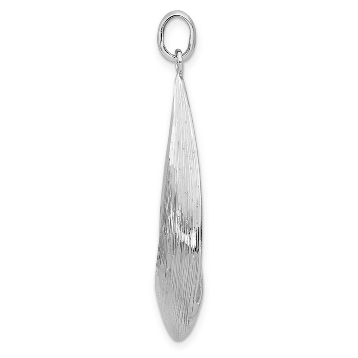 Lovely Rita's Pendants & Charms Sterling Silver Polished Textured Pendant