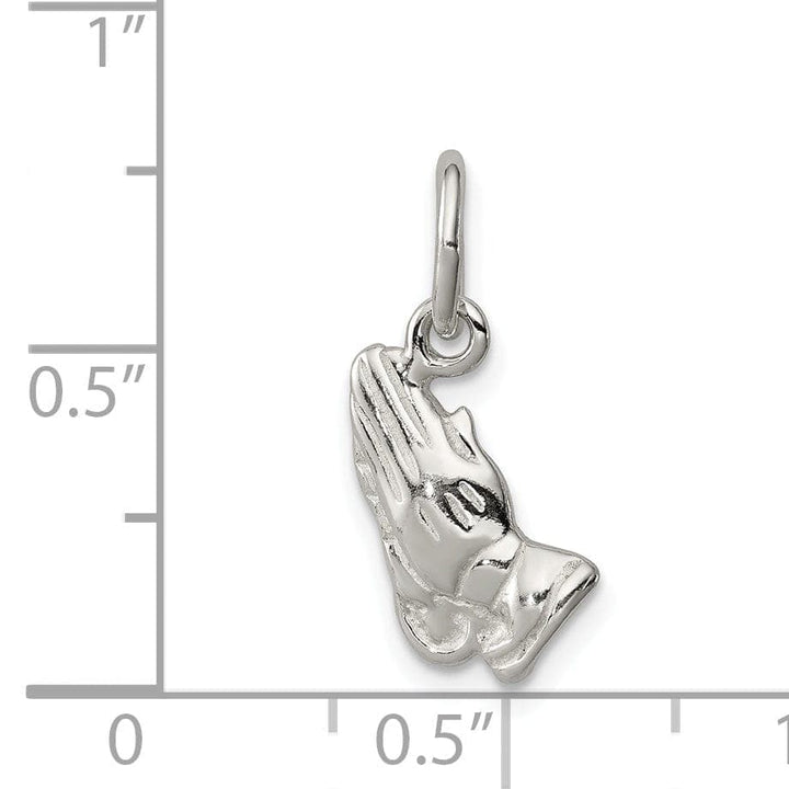 Lovely Rita's Pendants & Charms Sterling Silver Praying Hands Charm