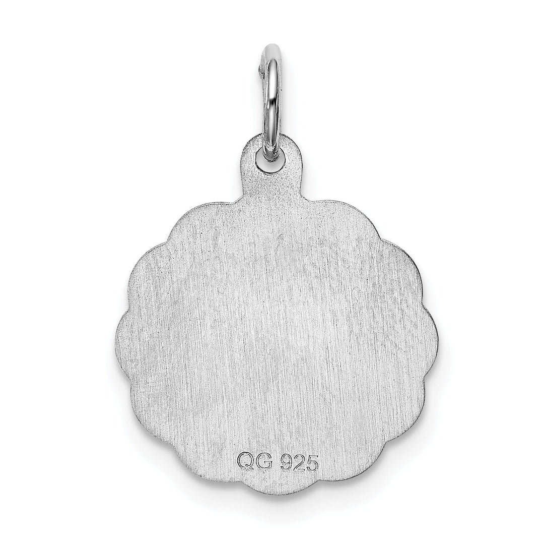 Lovely Rita's Pendants & Charms Sterling Silver Praying Hands Disc Charm