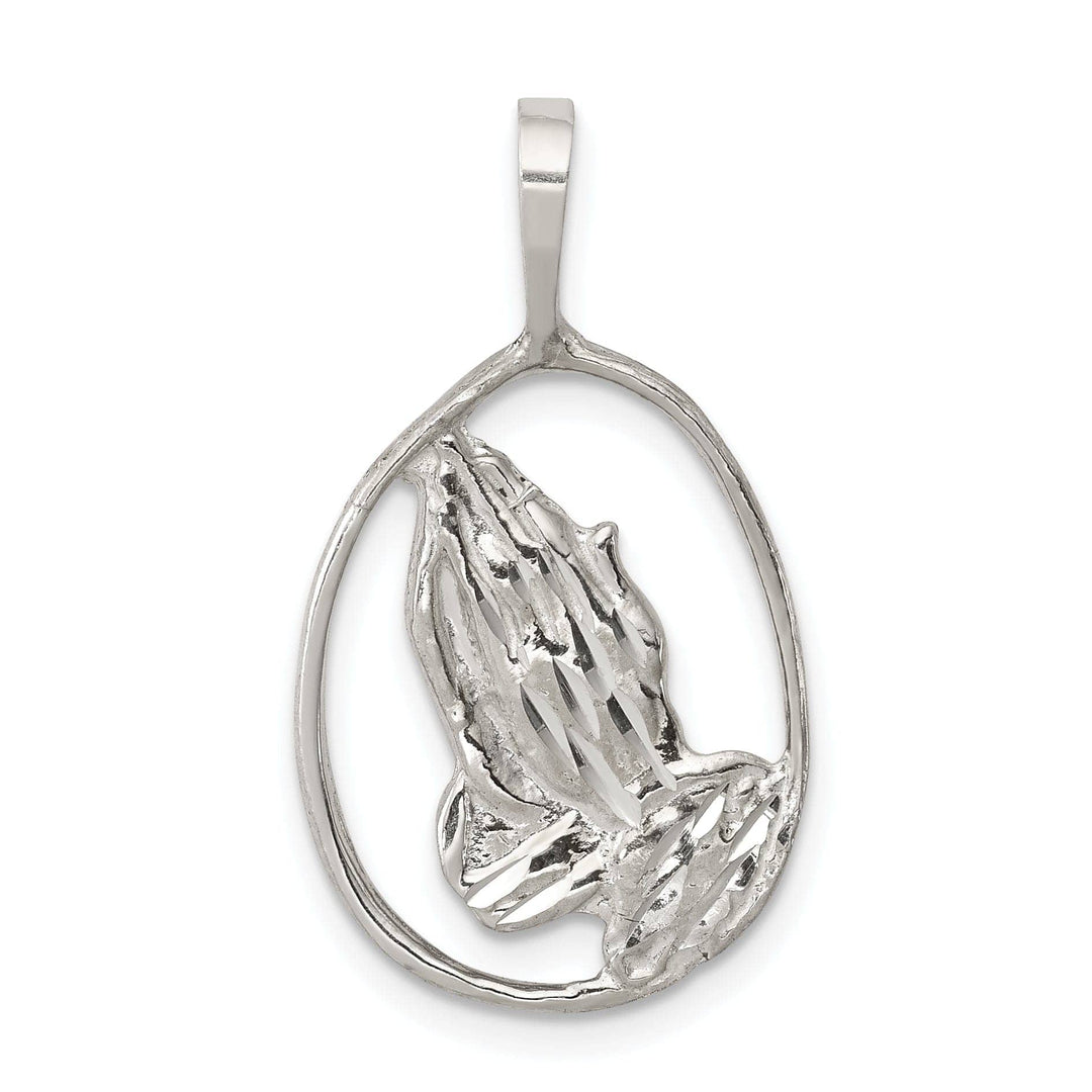 Lovely Rita's Pendants & Charms Sterling Silver Praying Hands Pendant