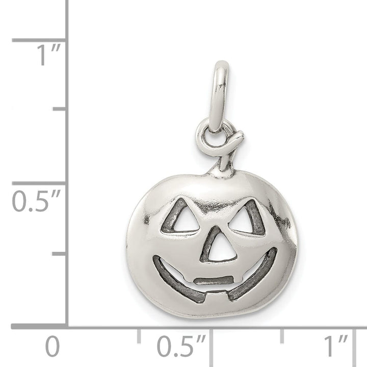 Lovely Rita's Pendants & Charms Sterling Silver Pumpkin Charm Pendant