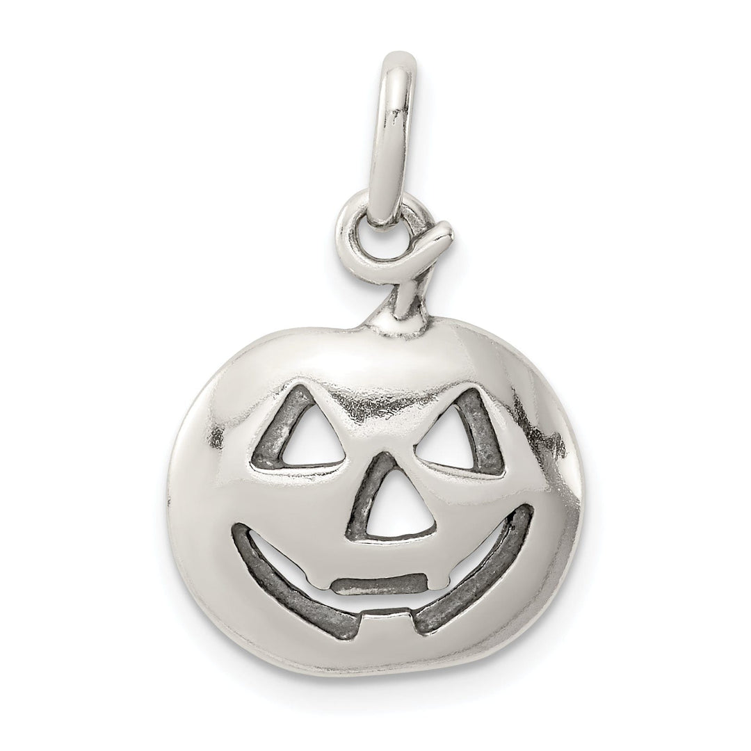 Lovely Rita's Pendants & Charms Sterling Silver Pumpkin Charm Pendant