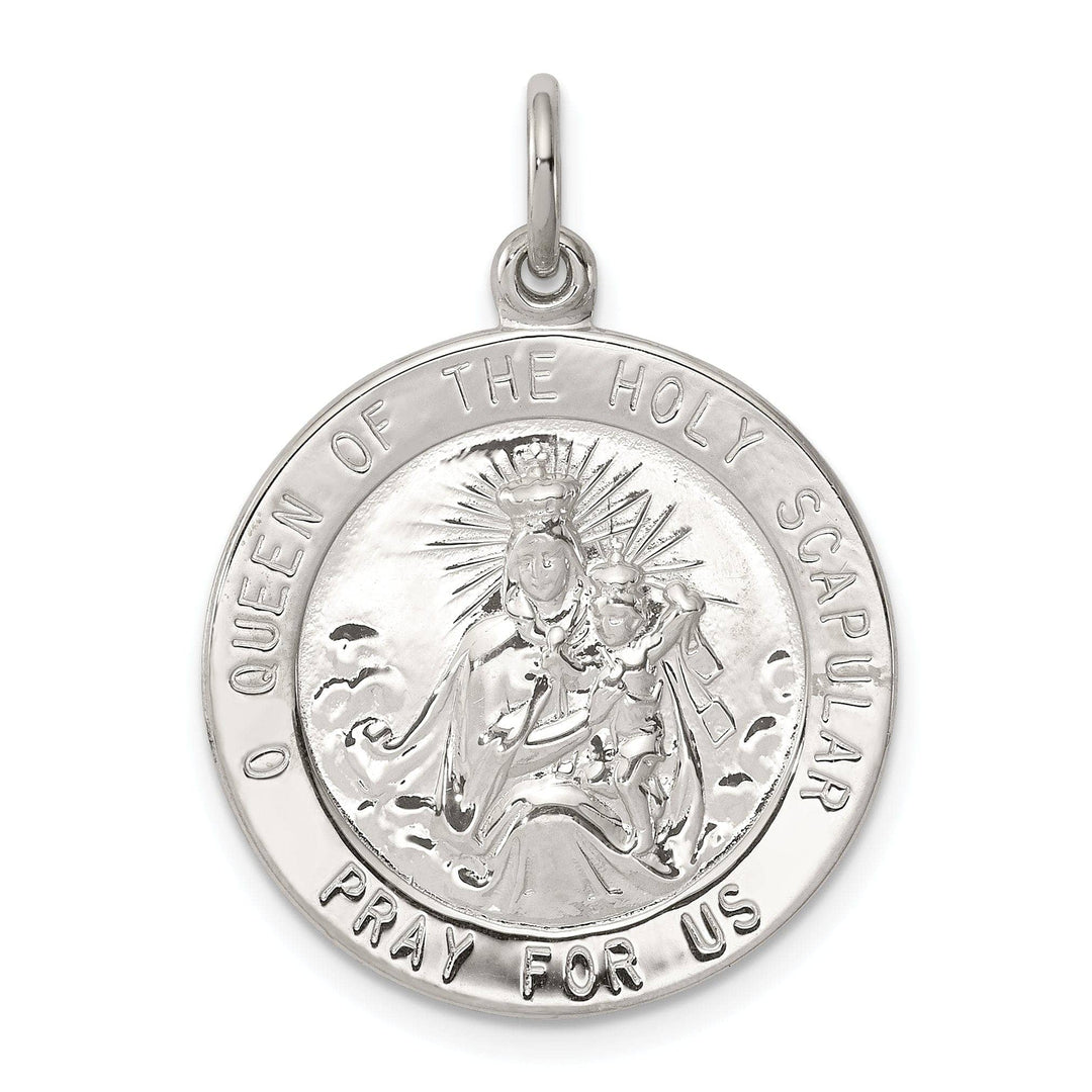 Lovely Rita's Pendants & Charms Sterling Silver Queen of the Holy Scapular Medal