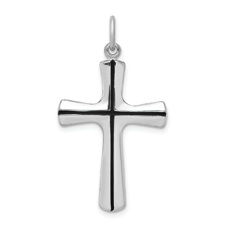 Lovely Rita's Pendants & Charms Sterling Silver Rhodium-plated Enamel Cross Pendant