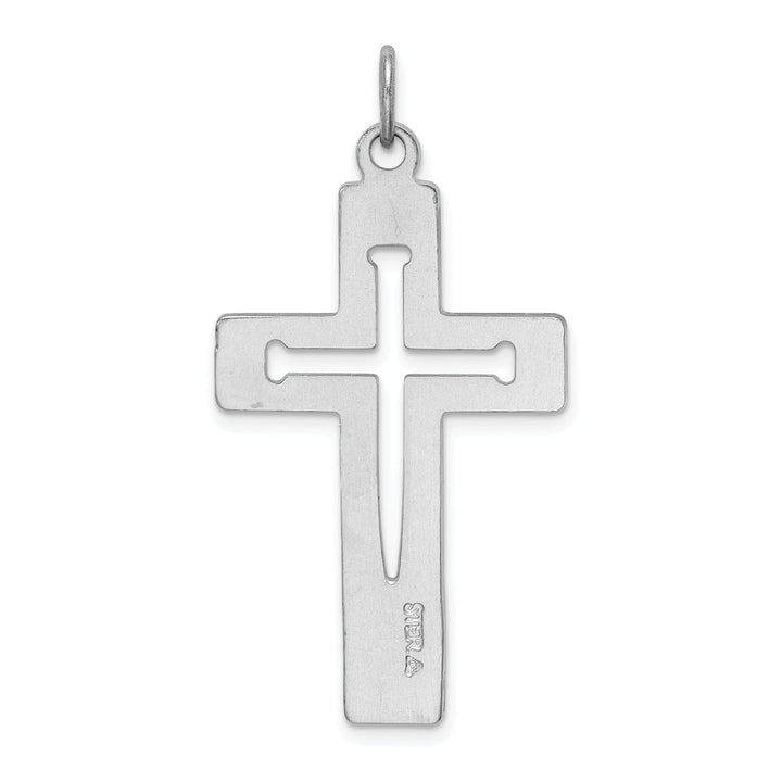 Lovely Rita's Pendants & Charms Sterling Silver Rhodium-plated Latin Cross Pendant