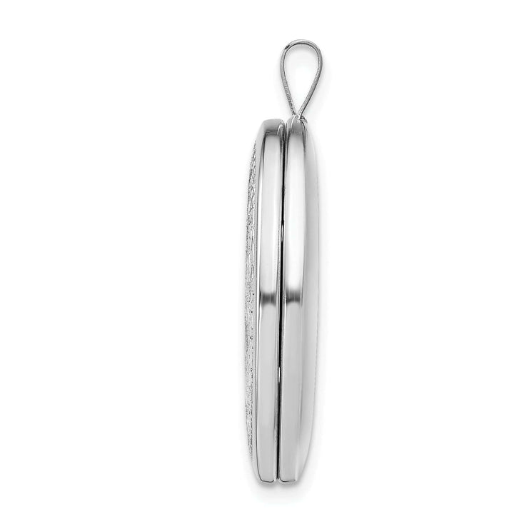Lovely Rita's Pendants & Charms Sterling Silver Rhodium-plated Oval Tree Locket