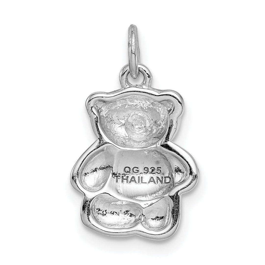 Lovely Rita's Pendants & Charms Sterling Silver Rhodium plated Teddy Bear Pendant