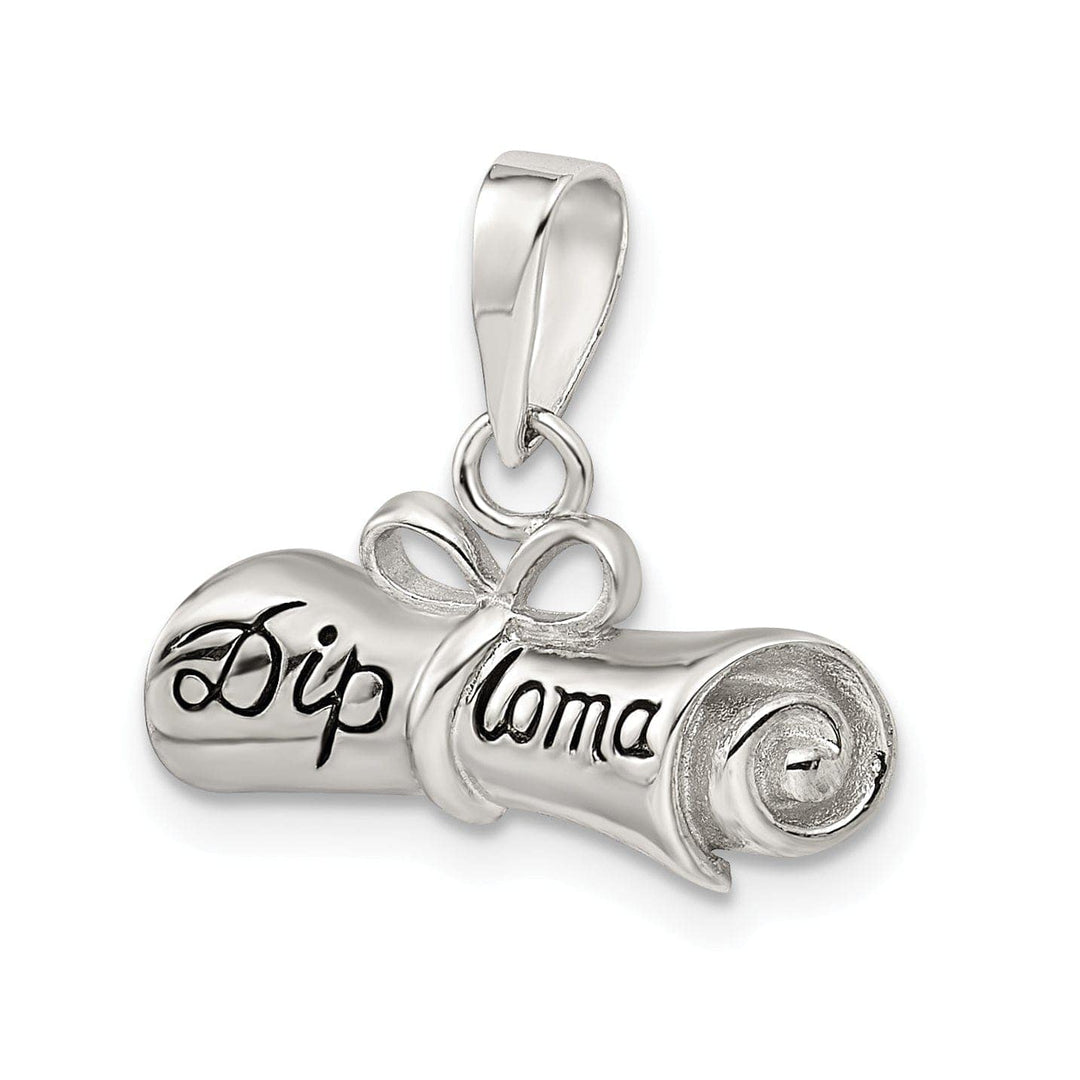 Lovely Rita's Pendants & Charms Sterling Silver Rolled-Up Diploma Charm