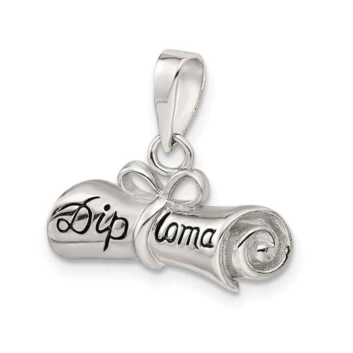 Lovely Rita's Pendants & Charms Sterling Silver Rolled-Up Diploma Charm