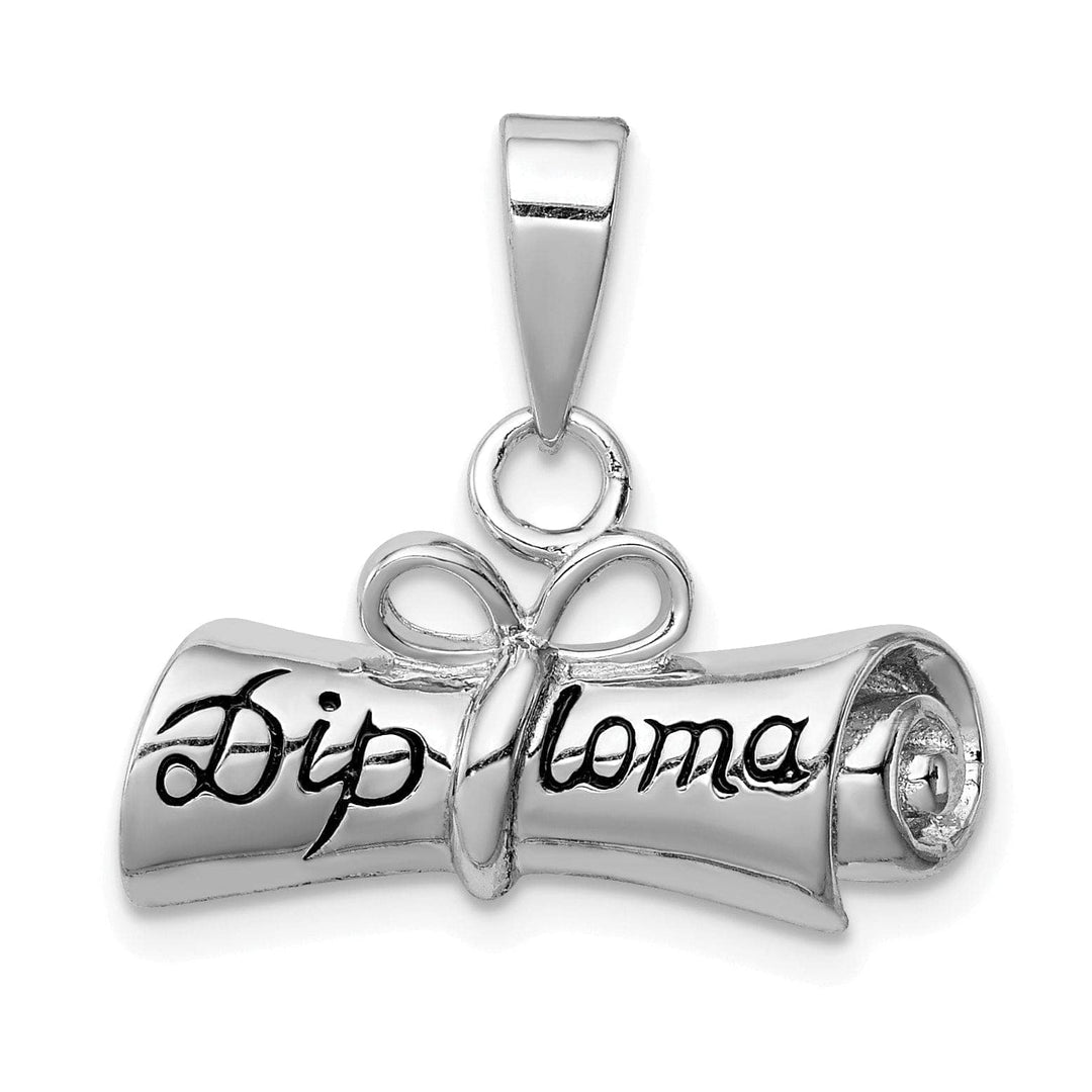 Lovely Rita's Pendants & Charms Sterling Silver Rolled-Up Diploma Charm