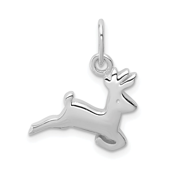 Lovely Rita's Pendants & Charms Sterling Silver Running Deer Charm Pendant