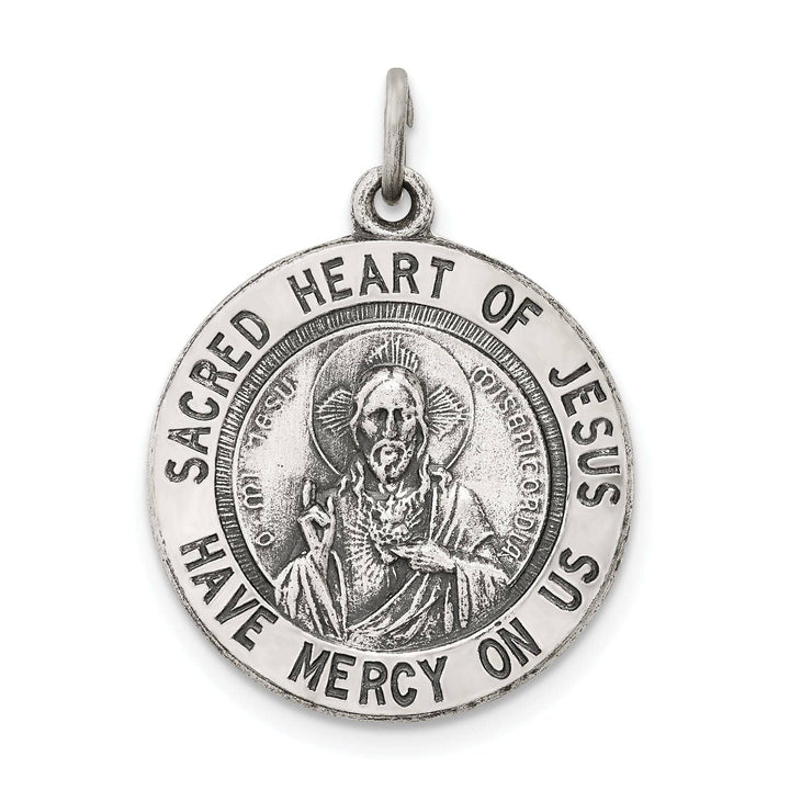 Lovely Rita's Pendants & Charms Sterling Silver Sacred Heart of Jesus Medal