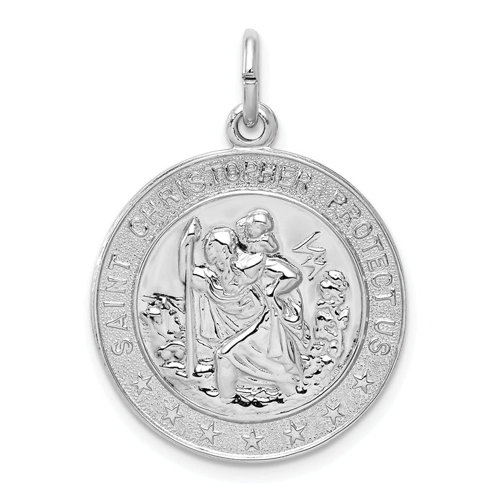 Lovely Rita's Pendants & Charms Sterling Silver Saint Christopher Medal