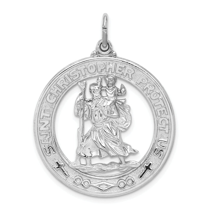 Lovely Rita's Pendants & Charms Sterling Silver Saint Christopher Medal