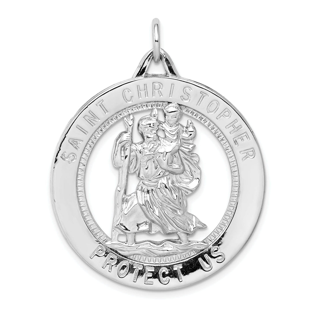 Lovely Rita's Pendants & Charms Sterling Silver Saint Christopher Medal