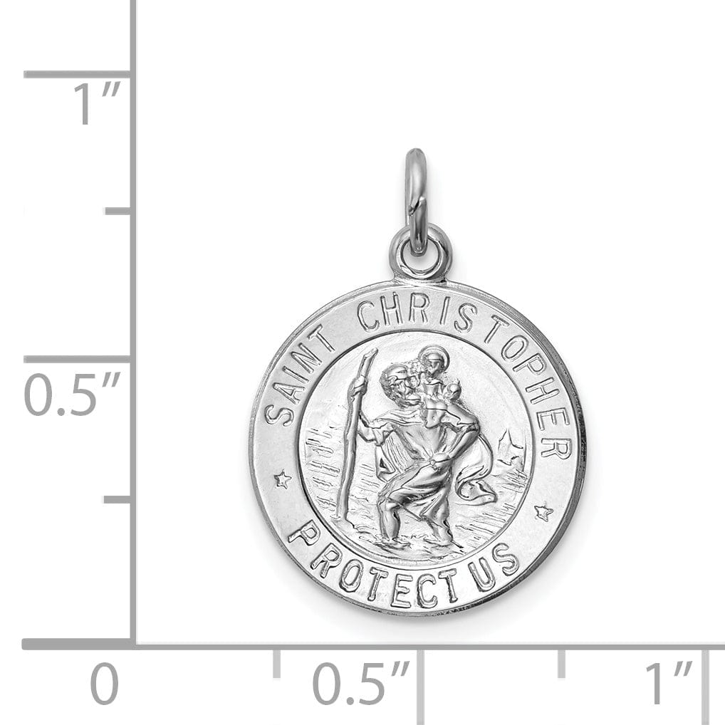 Lovely Rita's Pendants & Charms Sterling Silver Saint Christopher Medal