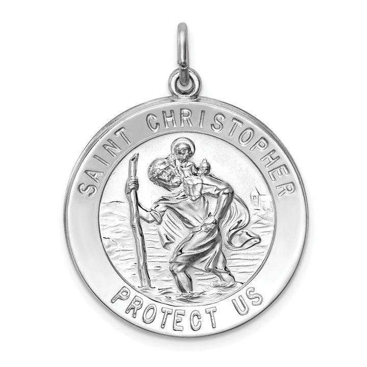 Lovely Rita's Pendants & Charms Sterling Silver Saint Christopher Medal