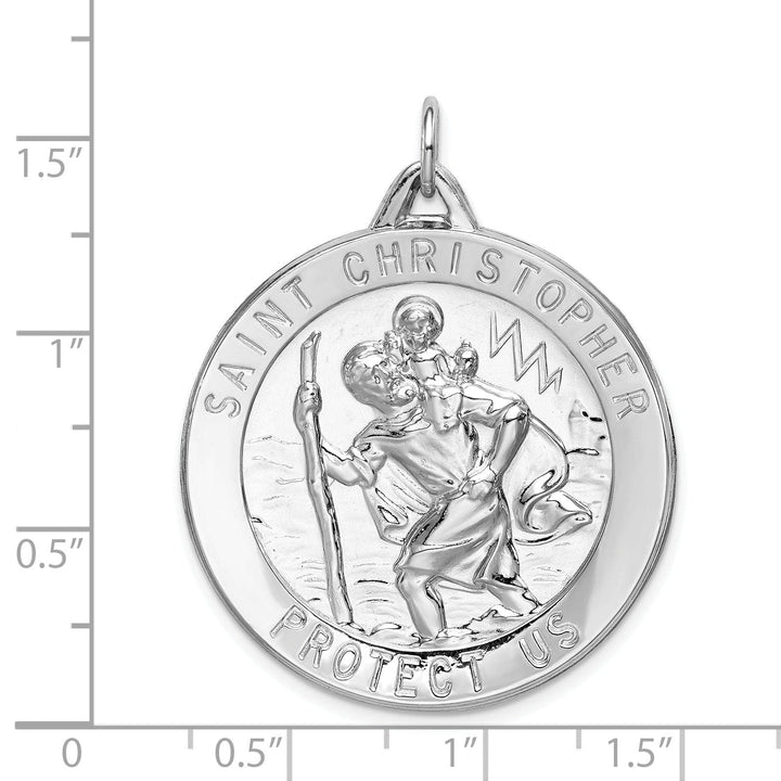 Lovely Rita's Pendants & Charms Sterling Silver Saint Christopher Medal