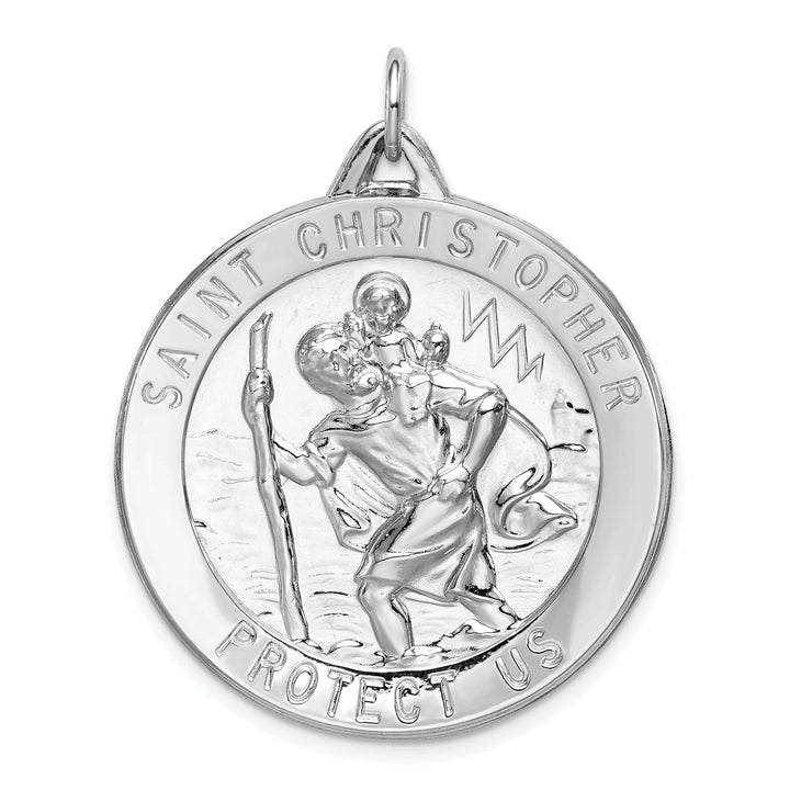 Lovely Rita's Pendants & Charms Sterling Silver Saint Christopher Medal